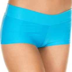 MUSIC LEGS Turquoise Stretch Booty Shorts