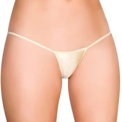 Roma Costume Nude 'Y' Back Micro Thong Bikini Bottom