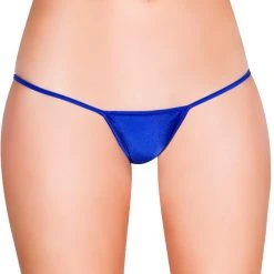 Roma Costume Royal Blue 'Y' Back Micro Thong Bikini Bottom