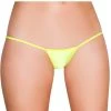 Roma Yellow 'Y' Back Micro Thong Bikini Bottom -LEG AVENUE shop 127L YLW FRONT 46509
