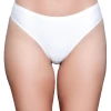 Be Wicked White Microfiber Thong Panty -LEG AVENUE shop 1850W FRONT 28436