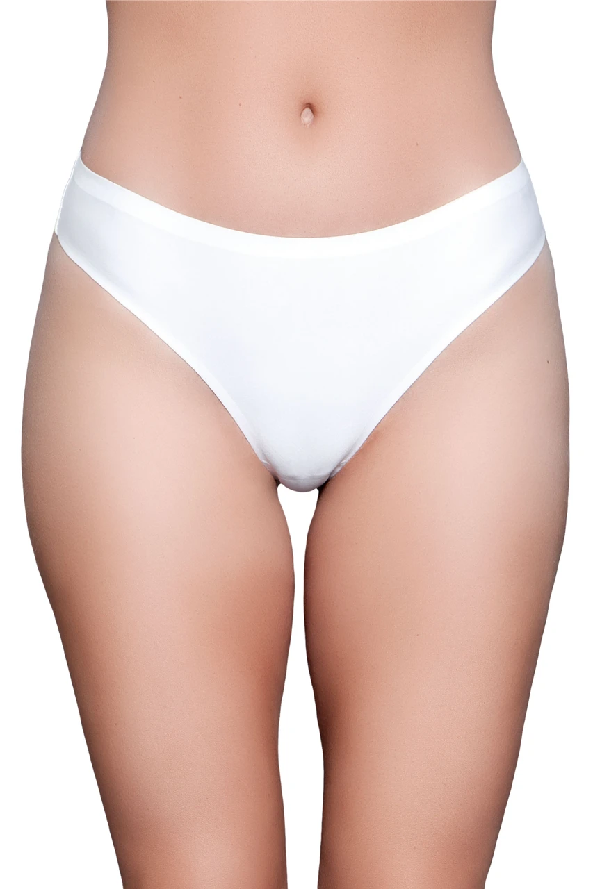 Be Wicked White Microfiber Thong Panty 3 Be Wicked White Microfiber Thong Panty