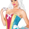 LEG AVENUE Rainbow Sequin Corset 2 LEG AVENUE Rainbow Sequin Corset -LEG AVENUE shop 2669 front 04827