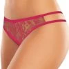 Allure Sweet Honey Hot Pink Peek-a-Boo Panty -LEG AVENUE shop A1079HP FRONT 34561