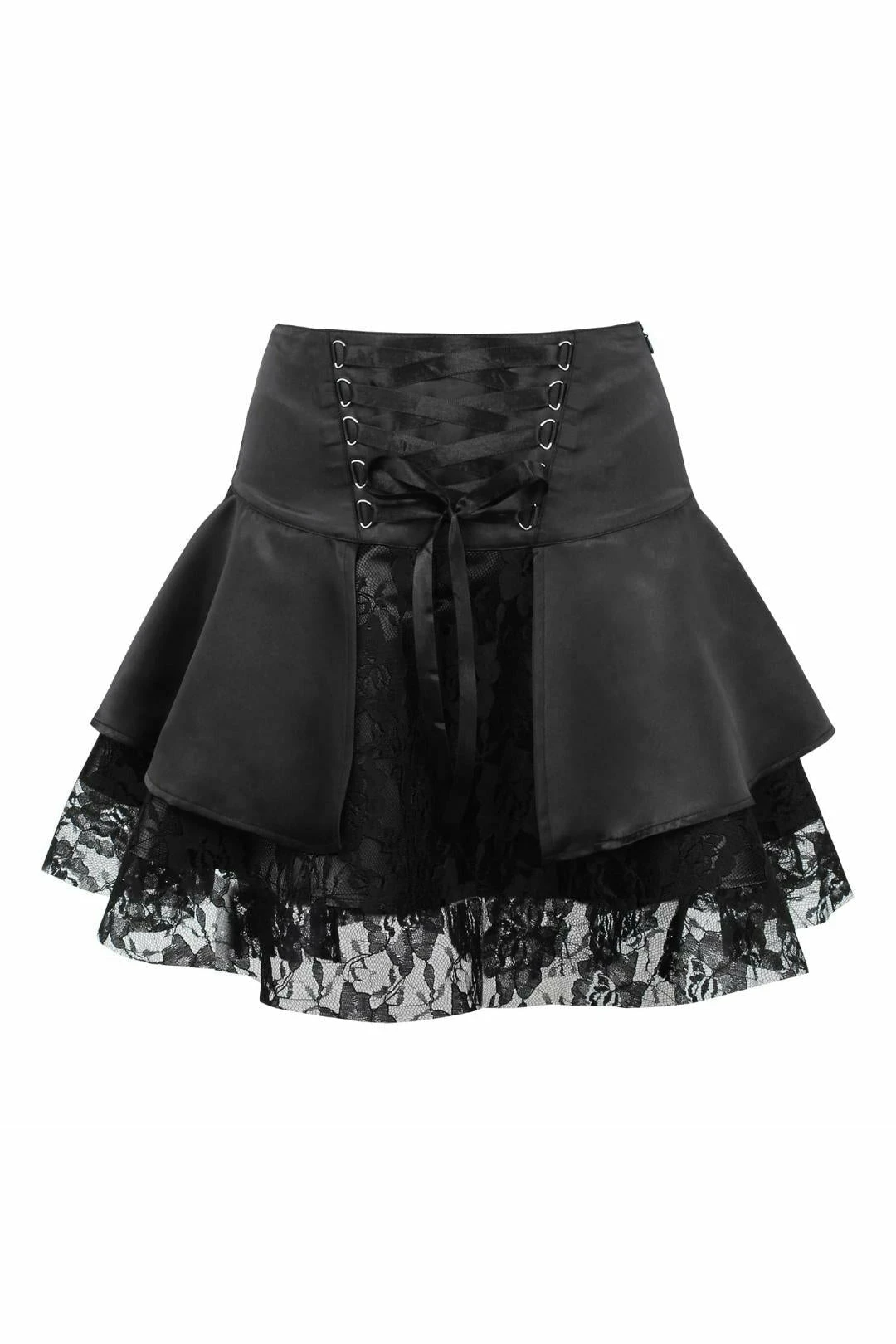 Daisy Corsets USA Black Gothic Mini Skirt 3 Daisy Corsets USA Black Gothic Mini Skirt