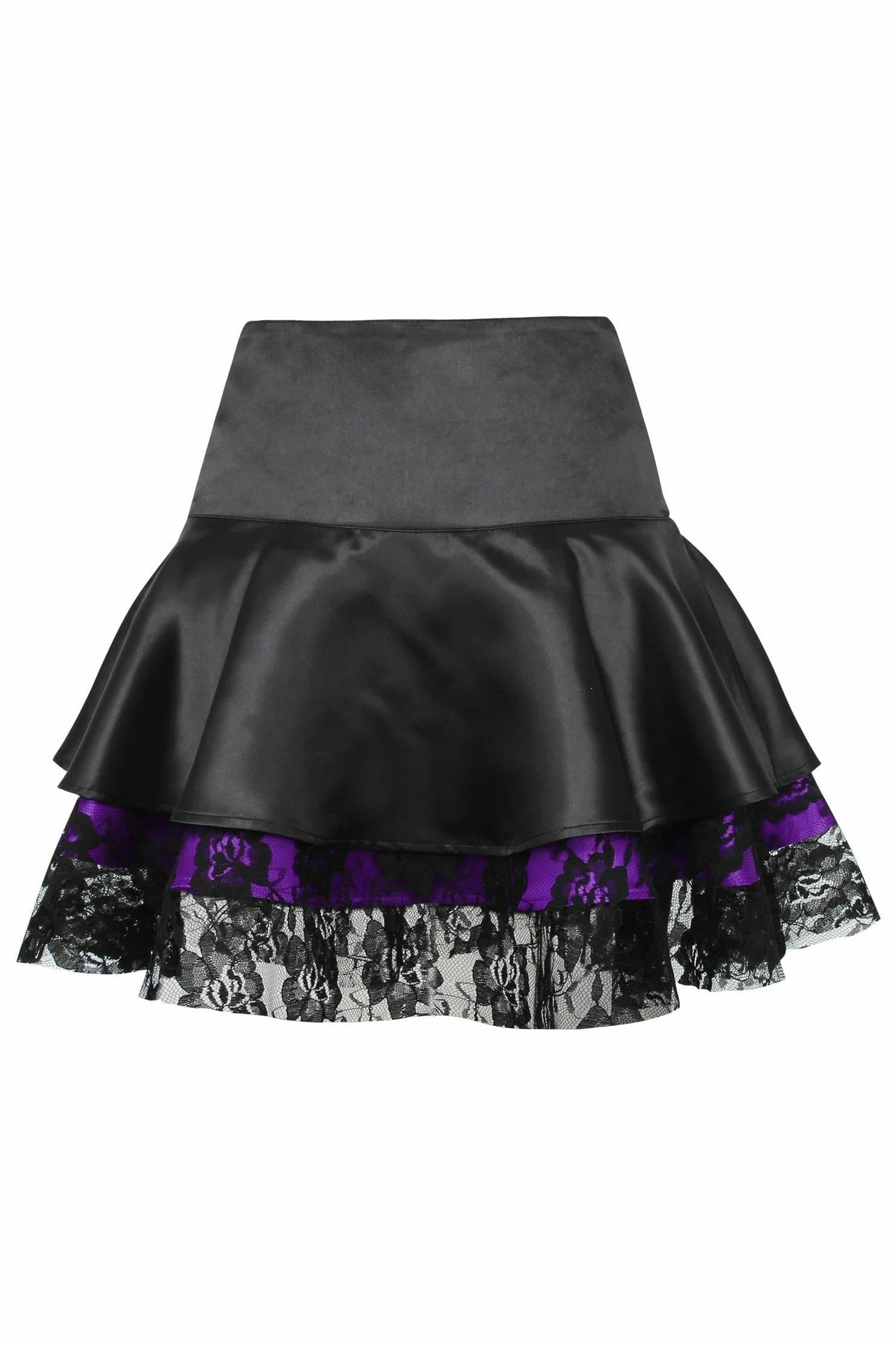 Daisy Corsets USA Purple Gothic Mini Skirt 4 Daisy Corsets USA Purple Gothic Mini Skirt - Image 2