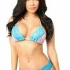 Daisy Corsets USA Baby Pink Sequin Bikini With Turquoise Lace -LEG AVENUE shop DBW 215a e5f0da6d e932 4cd6 af95 85957090b40a