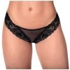 MAPALÉ Lace And Mesh Panty -LEG AVENUE shop EP109 Black Front 99609