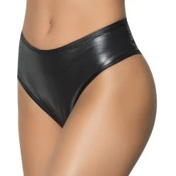 MAPALÉ Wet Look High Waist Panty