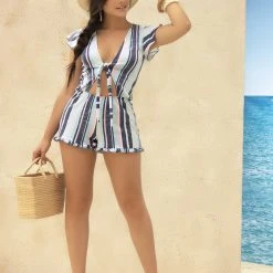 MAPALÉ Summer Stripes Romper