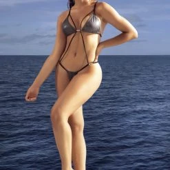 MAPALÉ Metallic Micro Monokini -LEG AVENUE shop EP6608 Gun Metal Grey Front 63181 fdeaa9f5 1bc2 4e76 9200 172da1aab2b2