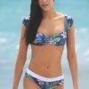 MAPALÉ Hawaiian Nights Two Piece -LEG AVENUE shop EP6988 BlueBaliPrint Front 34916