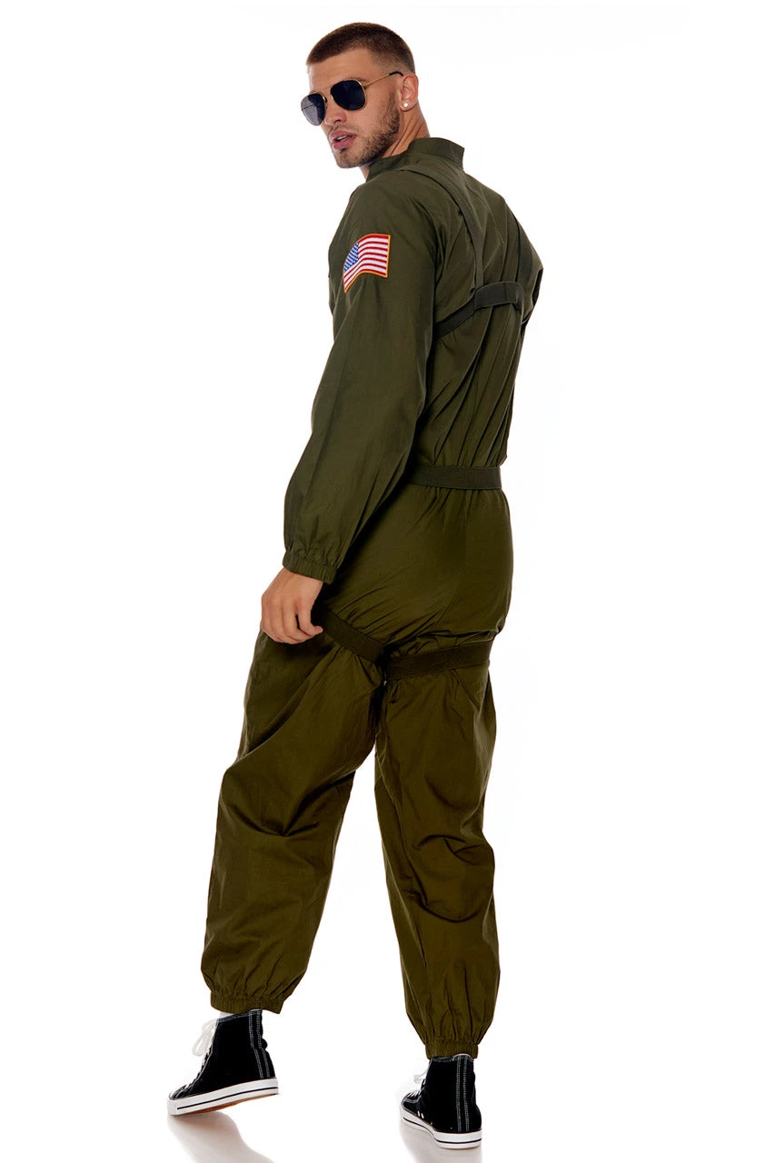 Forplay Men's Flight Suit Halloween Costume 4 Forplay Men's Flight Suit Halloween Costume - Image 2