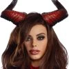 Party King Curved Demon Horns -LEG AVENUE shop HP001