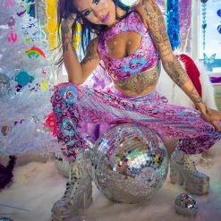 J Valentine Velvet And Sequin Joggers -LEG AVENUE shop JVFF570 RSE FF149 RSE 1 24959