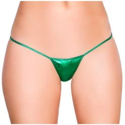 Roma Costume Metallic Low Rise G-String -LEG AVENUE shop R127Q HunterGreen 10839