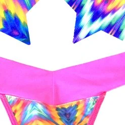 NevaNude Sporty Aztec Rave Nipple Pasties & Thong Panty -LEG AVENUE shop SPO AZR NK CU 25063