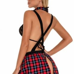 3WISHES After School Lingerie Costume -LEG AVENUE shop W1627 Black Back