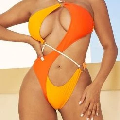 3WISHES Orange Goddess Monokini