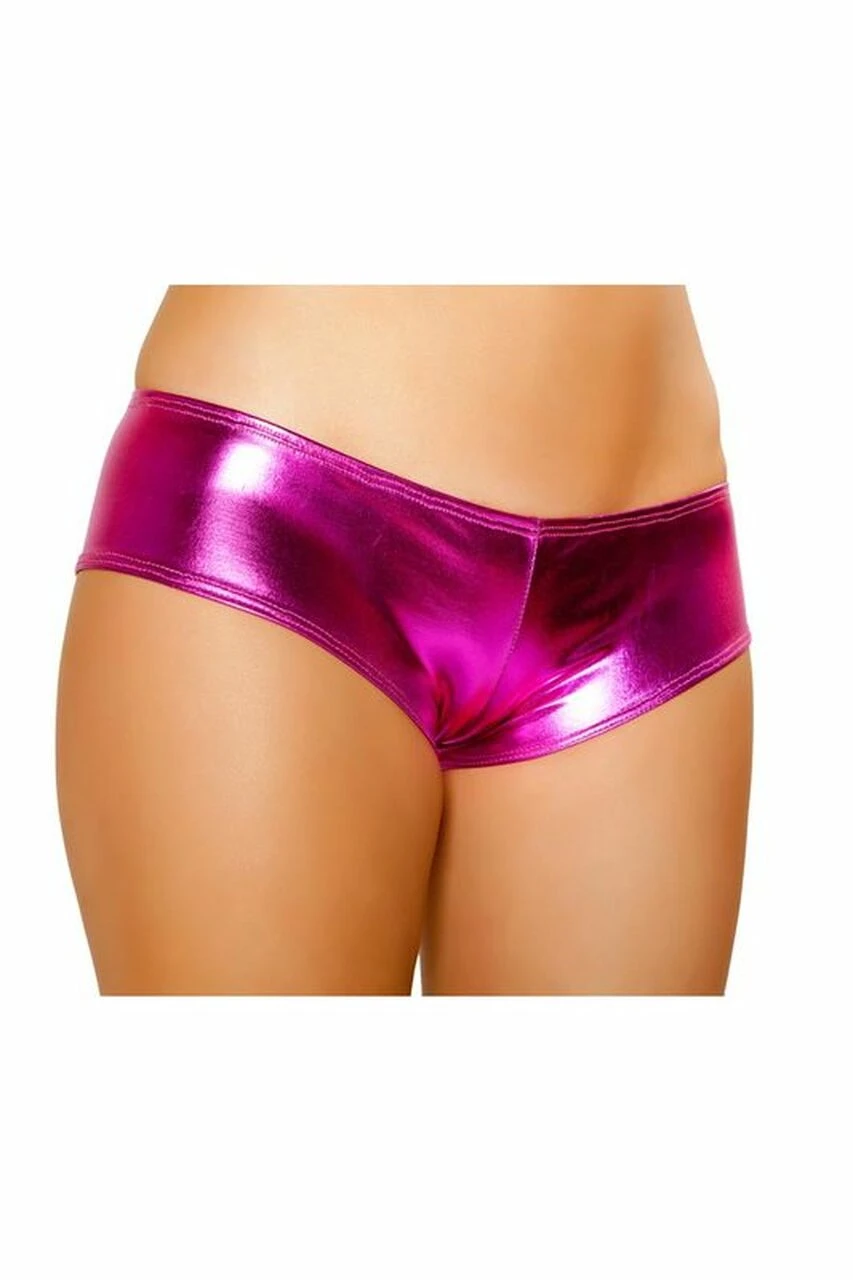Roma Costume Pucker Back Metallic Shorts 8 Roma Costume Pucker Back Metallic Shorts - Image 6