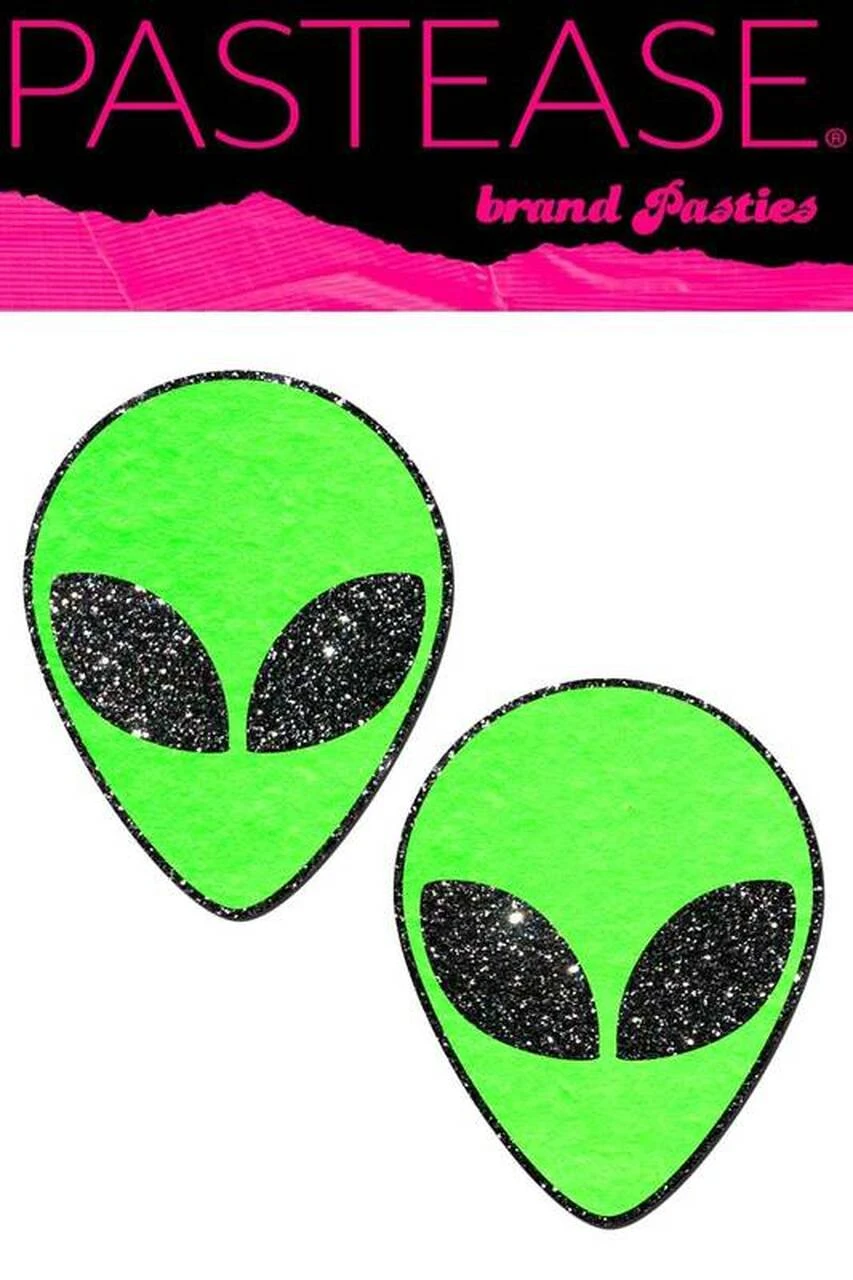 PASTEASE Brand Pasties Glitter Alien Pasties 6 PASTEASE Brand Pasties Glitter Alien Pasties - Image 4