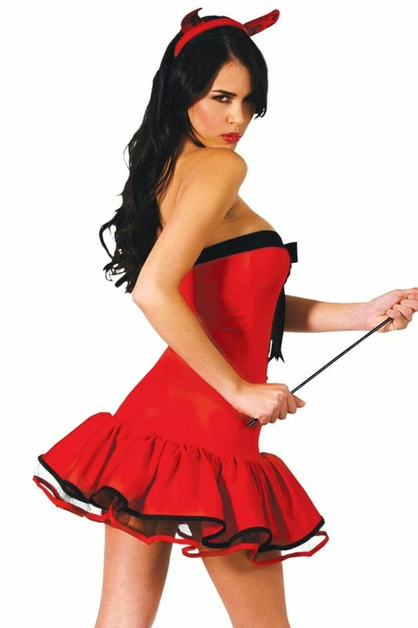 Roma Costume Devilish Hottie Costume 5 Roma Costume Devilish Hottie Costume - Image 3