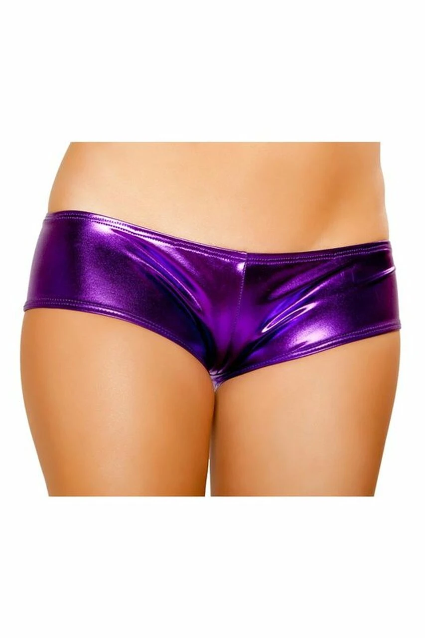 Roma Costume Pucker Back Metallic Shorts 10 Roma Costume Pucker Back Metallic Shorts - Image 8