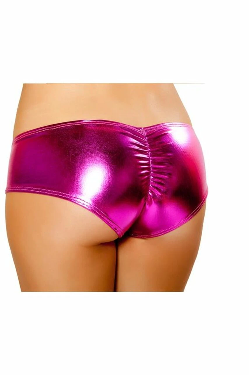 Roma Costume Pucker Back Metallic Shorts 9 Roma Costume Pucker Back Metallic Shorts - Image 7
