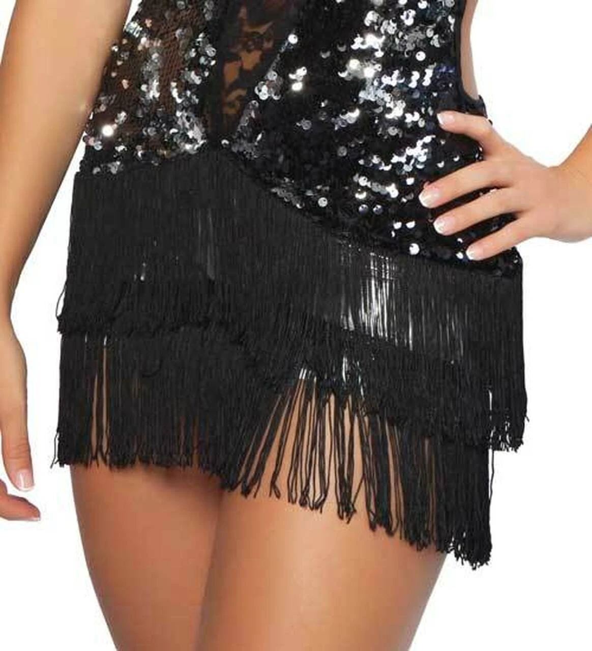 3WISHES Sequin Flapper Girl Costume 7 3WISHES Sequin Flapper Girl Costume - Image 5