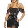 3WISHES Sequin Flapper Girl Costume -LEG AVENUE shop apijzmj3i 15572