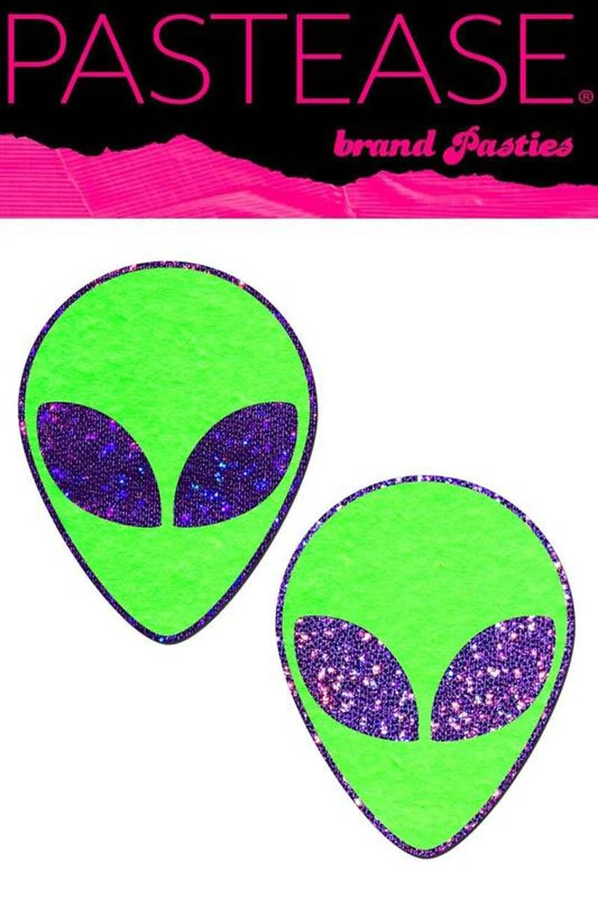 PASTEASE Brand Pasties Glitter Alien Pasties 9 PASTEASE Brand Pasties Glitter Alien Pasties - Image 7