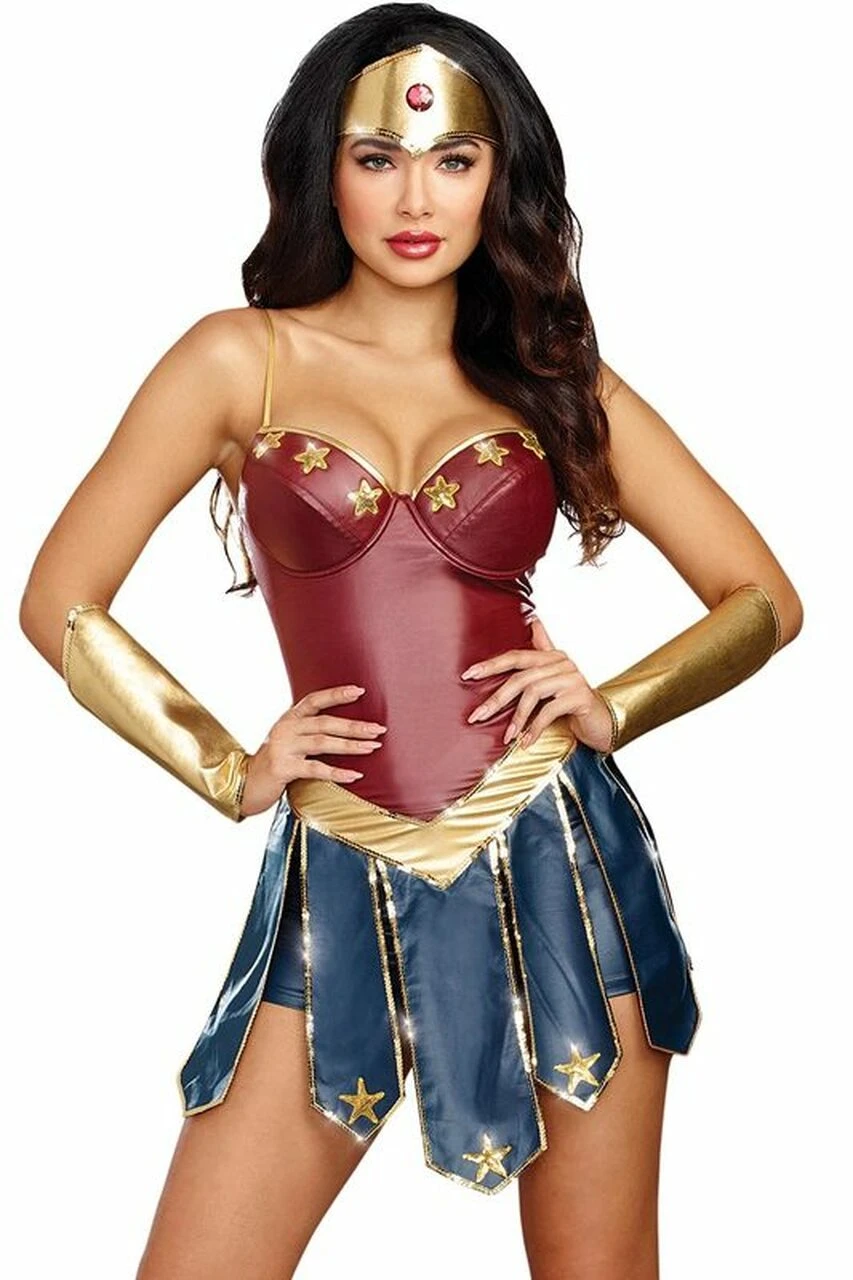 3WISHES Amazon Princess Costume 5 3WISHES Amazon Princess Costume - Image 3