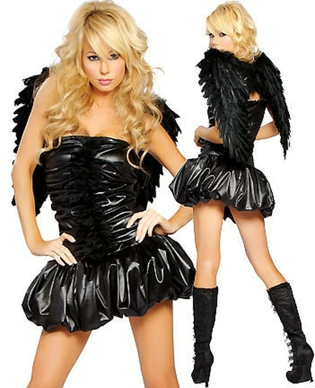 Roma Costume Naughty Dark Angel Costume 8 Roma Costume Naughty Dark Angel Costume - Image 6