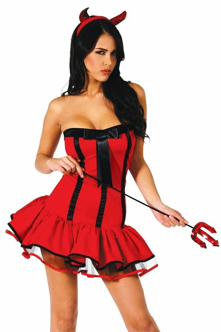 Roma Costume Devilish Hottie Costume 7 Roma Costume Devilish Hottie Costume - Image 5
