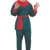 RG Costume Santa's Helper Costume -LEG AVENUE shop rg82030 red green front