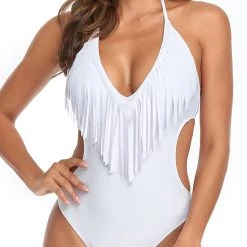 3WISHES On The Fringe Bathing Suit 14 3WISHES On The Fringe Bathing Suit -LEG AVENUE shop w183 white front 4