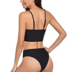 3WISHES Not So Basic Black Bikini 17 3WISHES Not So Basic Black Bikini -LEG AVENUE shop w9093 black back