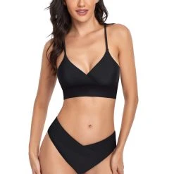 3WISHES Not So Basic Black Bikini 14 3WISHES Not So Basic Black Bikini -LEG AVENUE shop w9093 black fron