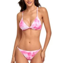 3WISHES Pretty In Pink Bikini -LEG AVENUE shop w9103 pink fron 2